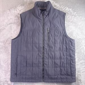 Orvis Quilted Vest Gray Men’s Large Lightweight Outdoor Fishing Gorpcore
